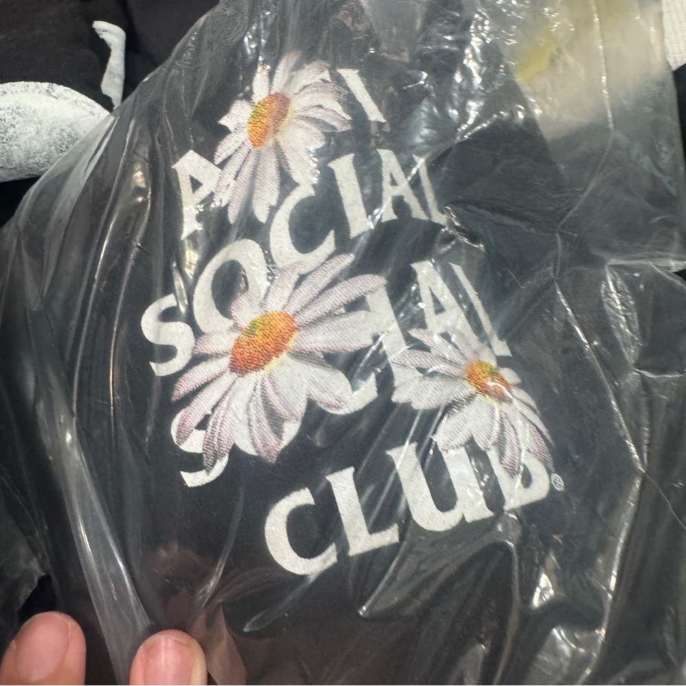 Anti Social Social Club Bellis Hoodie - Black - XS - Picture 4 of 5